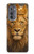 S4093 Royal Lion Portrait Artwork Hülle Schutzhülle Taschen für Motorola Edge (2022)