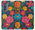 S4105 Vibrant Colorful Floral Pattern Hülle Schutzhülle Taschen für Motorola Edge (2022)