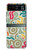 S4078 Abstract Colorful Doodle Pattern Hülle Schutzhülle Taschen für Motorola Razr 40