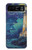 S4092 Moonlit Lighthouse Coastal Painting Hülle Schutzhülle Taschen für Motorola Razr 40