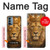 S4093 Royal Lion Portrait Artwork Hülle Schutzhülle Taschen für OnePlus Nord N200 5G