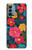 S4105 Vibrant Colorful Floral Pattern Hülle Schutzhülle Taschen für OnePlus Nord N200 5G