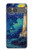 S4092 Moonlit Lighthouse Coastal Painting Hülle Schutzhülle Taschen für Sony Xperia 10 VII
