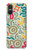 S4078 Abstract Colorful Doodle Pattern Hülle Schutzhülle Taschen für Sony Xperia 10 VI