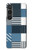 S4082 Modern Geometric Patchwork Pattern Hülle Schutzhülle Taschen für Sony Xperia 1 VI