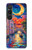 S4083 Colorful Painting Moonlit Venice City Hülle Schutzhülle Taschen für Sony Xperia 1 VI