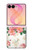 S1859 Rose Pattern Hülle Schutzhülle Taschen für Samsung Galaxy Z Flip 8