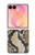 S2703 Snake Skin Texture Graphic Printed Hülle Schutzhülle Taschen für Samsung Galaxy Z Flip 8