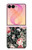 S2727 Vintage Rose Pattern Hülle Schutzhülle Taschen für Samsung Galaxy Z Flip 8