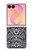 S2855 White Rattle Snake Skin Graphic Printed Hülle Schutzhülle Taschen für Samsung Galaxy Z Flip 8