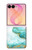 S3399 Green Marble Graphic Print Hülle Schutzhülle Taschen für Samsung Galaxy Z Flip 8