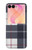 S3452 Plaid Fabric Pattern Hülle Schutzhülle Taschen für Samsung Galaxy Z Flip 8