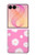 S3500 Pink Floral Pattern Hülle Schutzhülle Taschen für Samsung Galaxy Z Flip 8