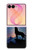 S3555 Wolf Howling Million Star Hülle Schutzhülle Taschen für Samsung Galaxy Z Flip 8