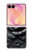 S3969 Black Rose Hard Brush Stroke Hülle Schutzhülle Taschen für Samsung Galaxy Z Flip 8
