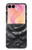 S3969 Black Rose Hard Brush Stroke Hülle Schutzhülle Taschen für Samsung Galaxy Z Flip 8