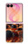 S3985 Fire Skull Drummer Hülle Schutzhülle Taschen für Samsung Galaxy Z Flip 8