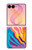 S4037 Colorful Zebra Pattern Hülle Schutzhülle Taschen für Samsung Galaxy Z Flip 8