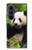 S1073 Panda Enjoy Eating Hülle Schutzhülle Taschen für Samsung Galaxy Z Fold 8 Ultra