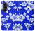 S2244 Hawaiian Hibiscus Blue Pattern Hülle Schutzhülle Taschen für Samsung Galaxy Z Fold 8 Ultra