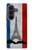 S2859 Vintage France Flag Eiffel Tower Hülle Schutzhülle Taschen für Samsung Galaxy Z Fold 8 Ultra