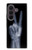 S3101 X-ray Peace Sign Fingers Hülle Schutzhülle Taschen für Samsung Galaxy Z Fold 8 Ultra