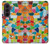 S3391 Abstract Art Mosaic Tiles Graphic Hülle Schutzhülle Taschen für Samsung Galaxy Z Fold 8 Ultra
