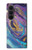 S3676 Colorful Abstract Marble Stone Hülle Schutzhülle Taschen für Samsung Galaxy Z Fold 8 Ultra