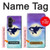 S3807 Killer Whale Orca Moon Pastel Fantasy Hülle Schutzhülle Taschen für Samsung Galaxy Z Fold 8 Ultra