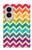 S2362 Rainbow Colorful Shavron Zig Zag Pattern Hülle Schutzhülle Taschen für Samsung Galaxy Z Fold 8