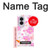 S3036 Pink Sweet Flower Flora Hülle Schutzhülle Taschen für Samsung Galaxy Z Fold 8