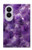 S3713 Purple Quartz Amethyst Graphic Printed Hülle Schutzhülle Taschen für Samsung Galaxy Z Fold 8