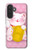 S3025 Pink Maneki Neko Lucky Cat Hülle Schutzhülle Taschen für Samsung Galaxy A27