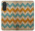 S3033 Vintage Wood Chevron Graphic Printed Hülle Schutzhülle Taschen für Samsung Galaxy A27