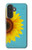S3039 Vintage Sunflower Blue Hülle Schutzhülle Taschen für Samsung Galaxy A27