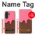 S3754 Strawberry Ice Cream Cone Hülle Schutzhülle Taschen für Samsung Galaxy A27