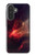 S3897 Red Nebula Space Hülle Schutzhülle Taschen für Samsung Galaxy A27