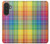 S3942 LGBTQ Rainbow Plaid Tartan Hülle Schutzhülle Taschen für Samsung Galaxy A27