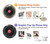 S3952 Turntable Vinyl Record Player Graphic Hülle Schutzhülle Taschen für Samsung Galaxy A27