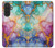 S4001 Multicolored Abstract Lilac Emerald Hülle Schutzhülle Taschen für Samsung Galaxy A27