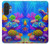 S4058 Colorful Aquarium Hülle Schutzhülle Taschen für Samsung Galaxy A27