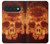 S3881 Fire Skull Hülle Schutzhülle Taschen für Google Pixel 11, 11 Pro