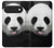 S4049 Cute Panda Stick Out Tongue Hülle Schutzhülle Taschen für Google Pixel 11, 11 Pro