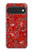 S3354 Red Classic Bandana Hülle Schutzhülle Taschen für Google Pixel 11 Pro XL