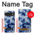 S3439 Fabric Indigo Tie Dye Hülle Schutzhülle Taschen für Google Pixel 11 Pro XL