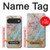 S3717 Rose Gold Blue Pastel Marble Graphic Printed Hülle Schutzhülle Taschen für Google Pixel 11 Pro XL