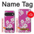 S3924 Cherry Blossom Pink Background Hülle Schutzhülle Taschen für Google Pixel 11 Pro XL
