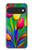 S3926 Colorful Tulip Oil Painting Hülle Schutzhülle Taschen für Google Pixel 11 Pro XL