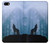 S0935 Wolf Howling in Forest Hülle Schutzhülle Taschen für iPhone 5 5S SE