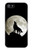 S1981 Wolf Howling at The Moon Hülle Schutzhülle Taschen für iPhone 5 5S SE